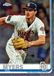 2019 Topps Chrome Base Set Wil Myers #153 card