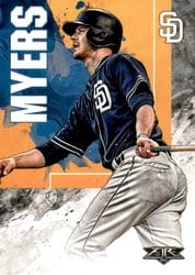 2019 Topps Fire Base Set Wil Myers #152 card