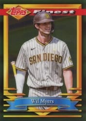 2021 Finest Flashbacks Base Set Wil Myers #112 card