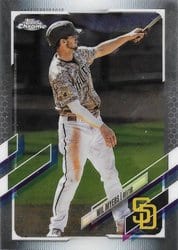 2021 Topps Chrome Base Set Wil Myers #217 card
