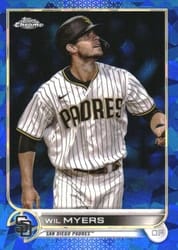 2022 Topps Chrome Sapphire Edition Base Set Wil Myers #503 card