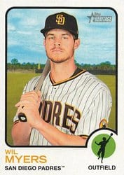 2022 Topps Heritage Base Set Wil Myers #288 card