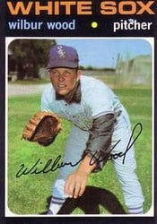 1971 Topps Base Set Wilbur Wood #436 card