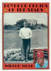 1972 Topps Base Set Wilbur Wood #342 card