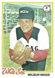 1978 Topps Base Set Wilbur Wood #726 card