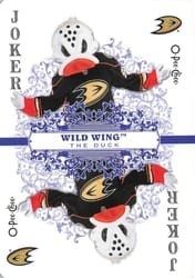 2022-23 O-Pee-Chee Playing Cards Wild Wing #JOKER card