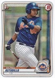 2020 Bowman Prospects Wilfred Astudillo #BP-37 card