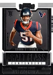 2023 Panini Contenders Draft Class Contenders Will Anderson Jr. #24 card