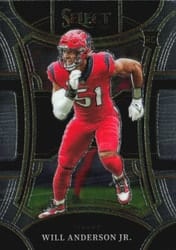 2023 Panini Select Base Set Will Anderson Jr. #437 card
