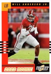 2023 Score 2003 Throwback Rookies Will Anderson Jr. #10 card