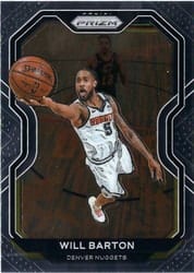 2020-21 Panini Prizm Base Set Will Barton #79 card