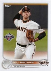 2022 Topps Pro Debut Base Set Will Bednar #PD-47 card
