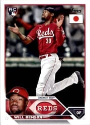2023 Topps Japan Edition Base Set Will Benson #34 card