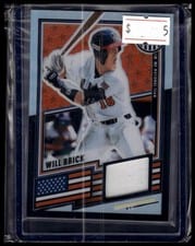 2025 Panini Stars & Stripes 16U/17U National Team Materials PE Will Brick #USA-WB card