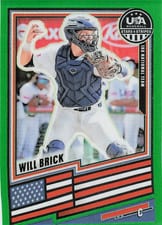 2026 Panini Stars and Stripes Prizm USA Will Brick #136 card