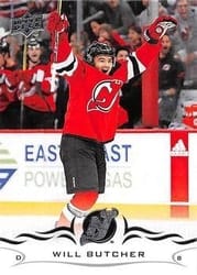 2018-19 Upper Deck Base Set Will Butcher #112 card