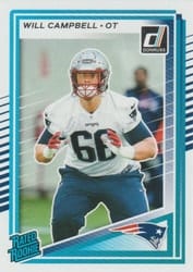 2025 Donruss Base Set Will Campbell #345 card