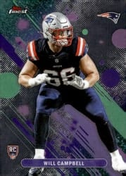 2025 Finest Base Set Will Campbell #35 card