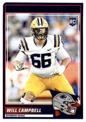 2025 Score Rookies Will Campbell #25 card