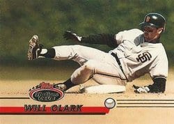 1993 Stadium Club Base Set Will Clark #562 card