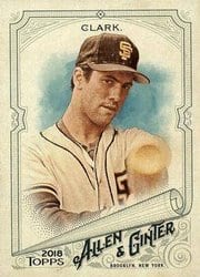 2018 Topps Allen & Ginter Base Set Will Clark #316 card