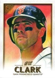 2018 Topps Gallery Base Set Will Clark #55 card