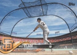 2018 Topps Update Base Set Will Clark #US197b card