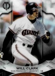 2019 Topps Tribute Base Set Will Clark #13 card