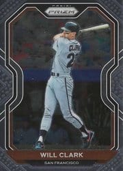 2021 Panini Prizm Base Set Will Clark #217 card