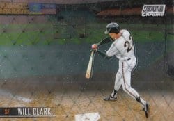 2021 Stadium Club Chrome Base Set Will Clark #299 card
