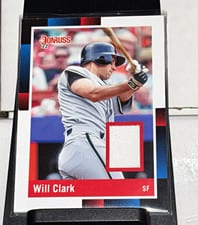 2022 Donruss Retro 1988 Materials Will Clark #R88M-WC card