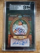 2022 Panini Diamond Kings Signature Portraits Will Clark #SP-WC card