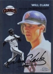 2023 Topps Chrome Platinum Anniversary Base Set Will Clark #485 card