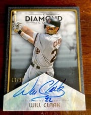 2023 Topps Diamond Icons Autographs Will Clark #AC-WCL card