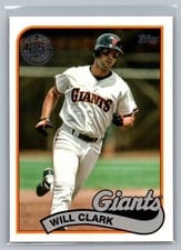2024 Topps 1989 Topps Baseball 35th Anniversary (Series 1) Will Clark #89B-45 card