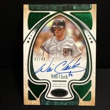 2026 Topps Tier One Tier One Operators Autographs Will Clark #T1OA-WC card