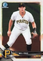 2018 Bowman Chrome Prospects Will Craig #BCP146 card