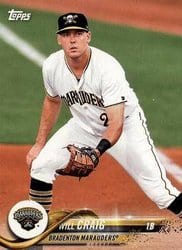 2018 Topps Pro Debut Base Set Will Craig #92 card