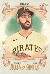 2021 Topps Allen & Ginter Base Set Will Craig #195 card