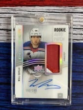 2023-24 Upper Deck Premier Acetate Rookie Autograph Patch Will Cuylle #AR-WC card