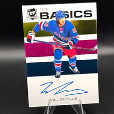 2023-24 Upper Deck The Cup The Basics Autograph Will Cuylle #B-WC card