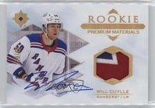2023-24 Upper Deck Ultimate Collection Rookie Signature Premium Materials Will Cuylle #RSM-WC card