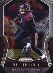 2019 Panini Prizm Base Set Will Fuller V #133 card