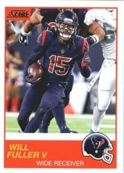 2019 Score Base Set Will Fuller V #47 card