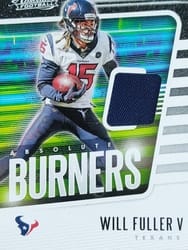 2020 Panini Absolute Absolute Burners Relics Will Fuller V #8 card
