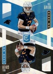 2019 Donruss Elite Rookie on Deck Will Grier #RD-11 card