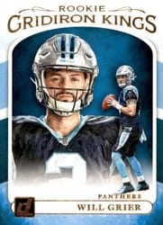 2019 Donruss Rookie Gridiron Kings Will Grier #RGK-5 card