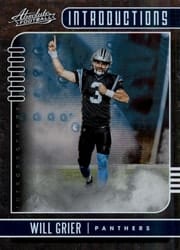 2019 Panini Absolute Introductions Will Grier #20 card