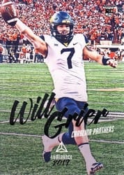 2019 Panini Luminance Base Set Will Grier #134 card