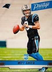 2019 Panini Prestige Base Set Will Grier #219 card